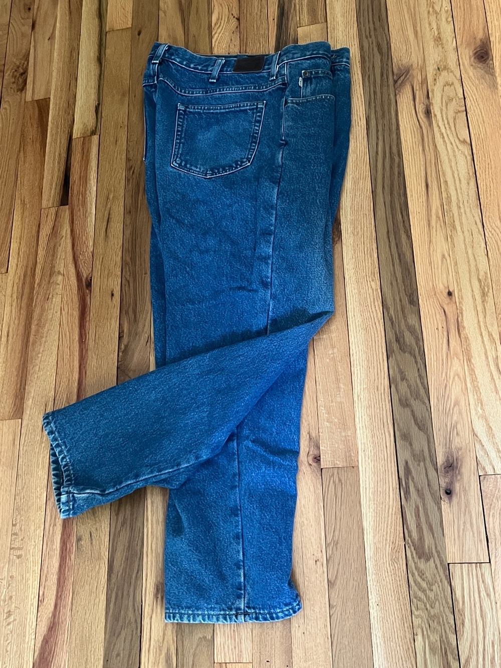 Men’s L.L. Bean classic fit Flannel lined jeans 40x30 100% cotton